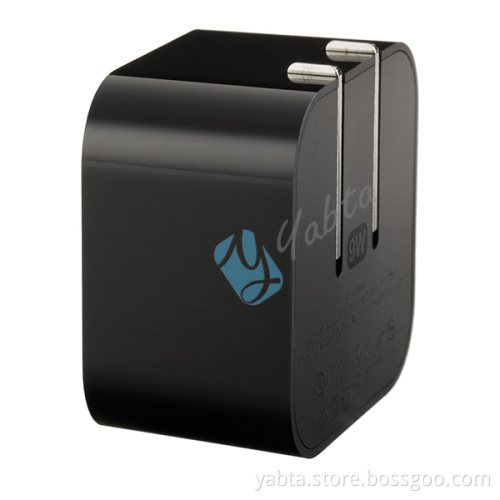 Foldable Pin USB Adapter Square Shape 240V Cellular Phone Charger